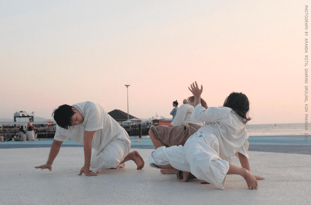 Krid and Ing of DDflection improvising, Sharing Ground, Koh Phangan 2026